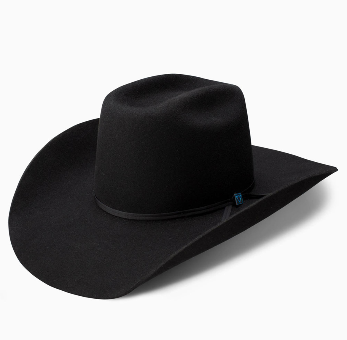 RW9TRDCJ4207  Resistol Cody Johnson 9TH ROUND 3X Wool Felt Black Hat