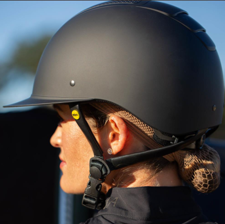 E30002-BL/BL Equinavia Crown Mips Black Helmet