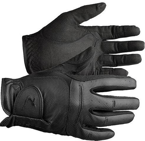 3418-BL Horze Leather Gloves