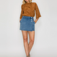 LWP1403  Essential for all denim skort