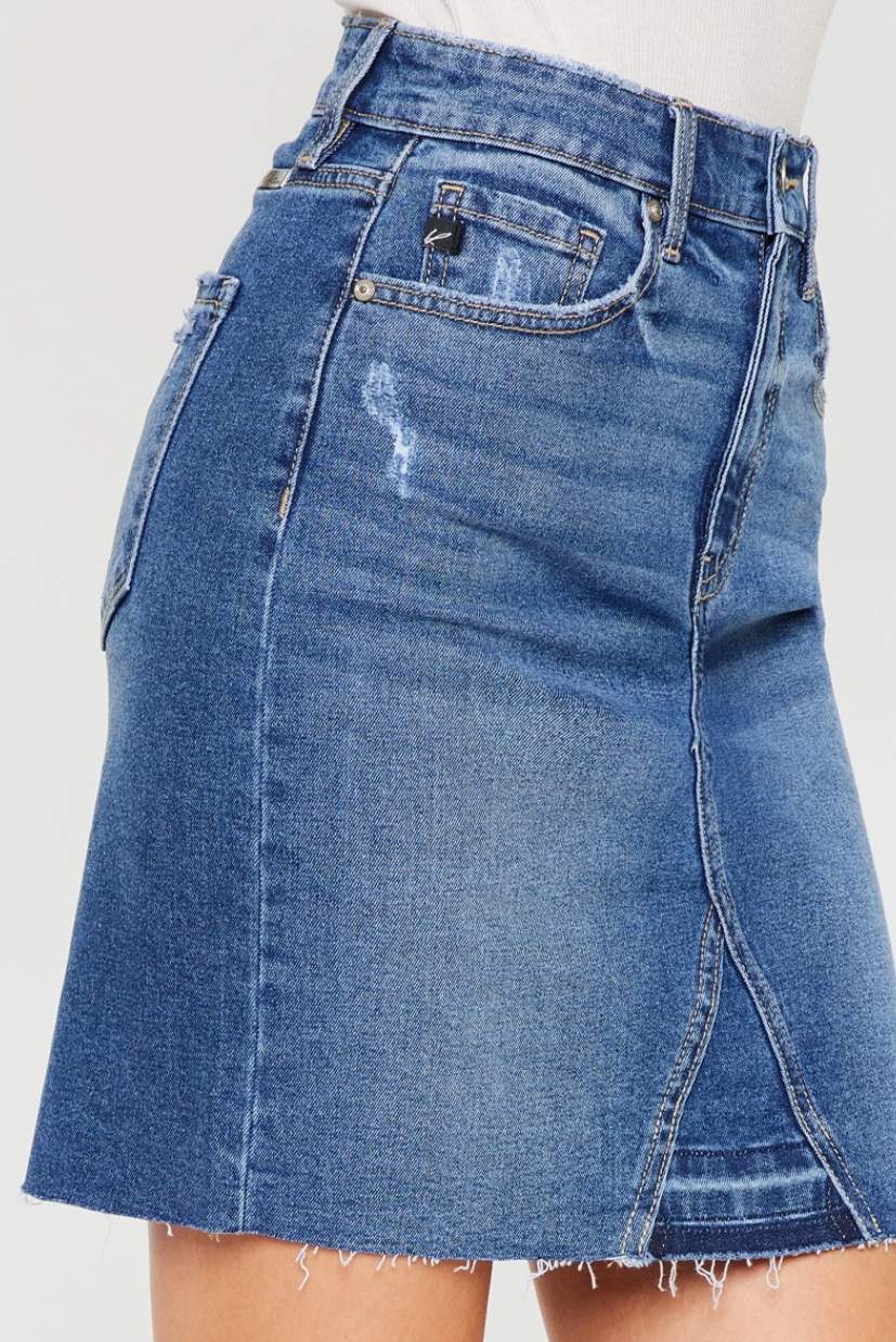 KC8427NM Kan Can USA denim skirt