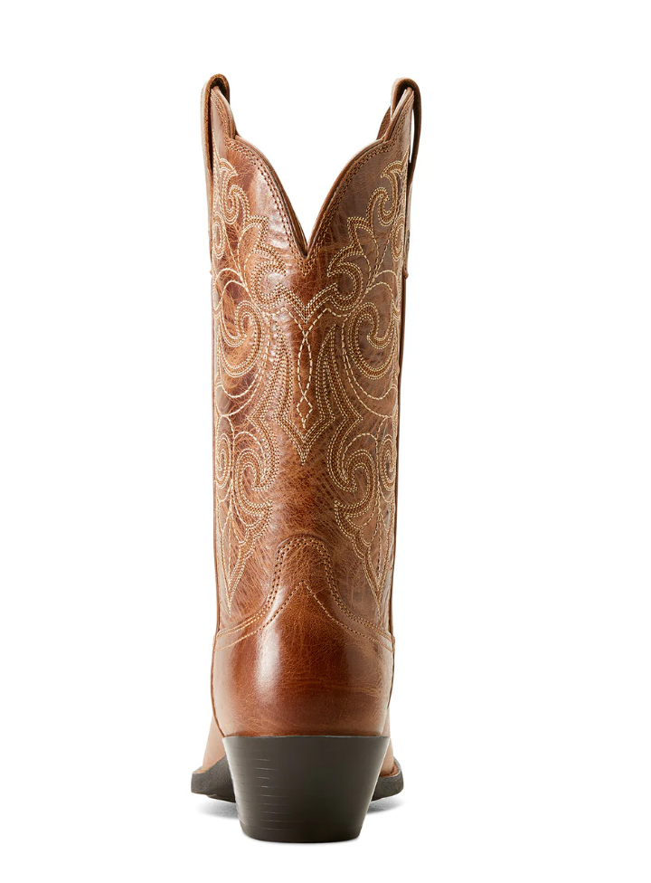 10053733 Ariat Women's Round Up Square Toe Ready Russet
