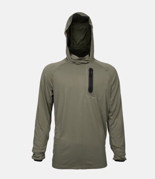 HCH-BNE-1A  Spika Men's Bandit hoodie - Moss Green