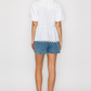 LWT2050  Lace Peplum Top