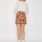 LWK1262  Embroidery mini skirt