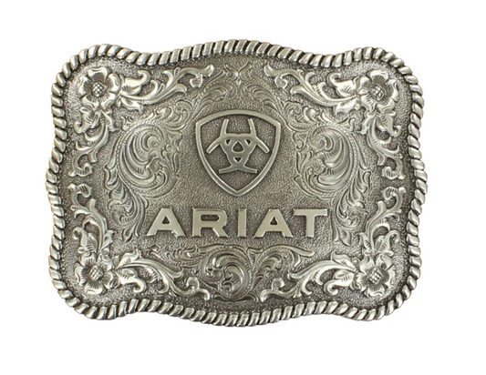 A37006 Ariat antique Silver Rectangle Buckle