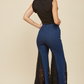2481PIB  Dark Denim Lace flares