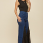 2481PIB  Dark Denim Lace flares
