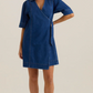 20356DWSS Sylvia Denim Wrap Dress