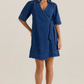 20356DWSS Sylvia Denim Wrap Dress