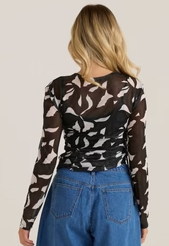 20565TKSS Tarni Mesh Top