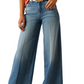 10061616 Ariat Women's Ultra High Rise Jazmine Wide Leg Jeans Regular Leg