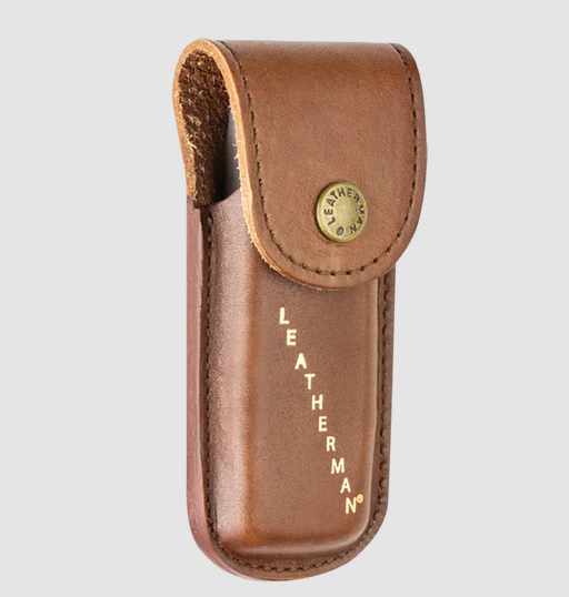 YLS832594 Leatherman Accessory Leather Box Sheath Brown 4.2in x 1.5in x .8in