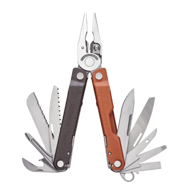 YL833313 Leatherman Rebar Lightweight Multi-Tool 189g 420HC Burnt Sienna Sheath
