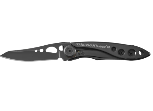 YL833165 Leatherman Skeletool KB Folding Pocket Knife w/clip 420hc Onyx