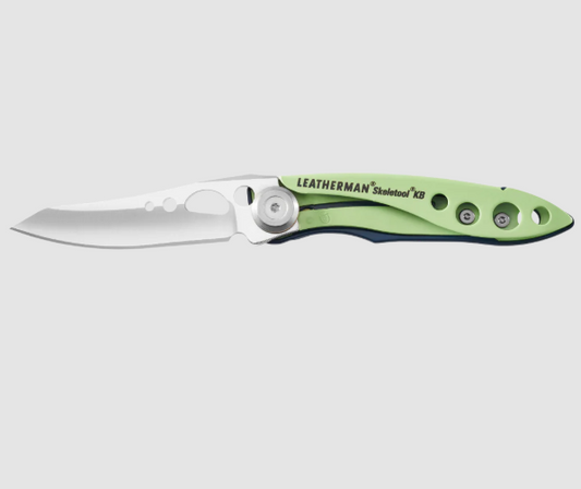 YL833149 Leatherman Skeletool KB Folding Pocket Knife w/clip 420hc Verdant