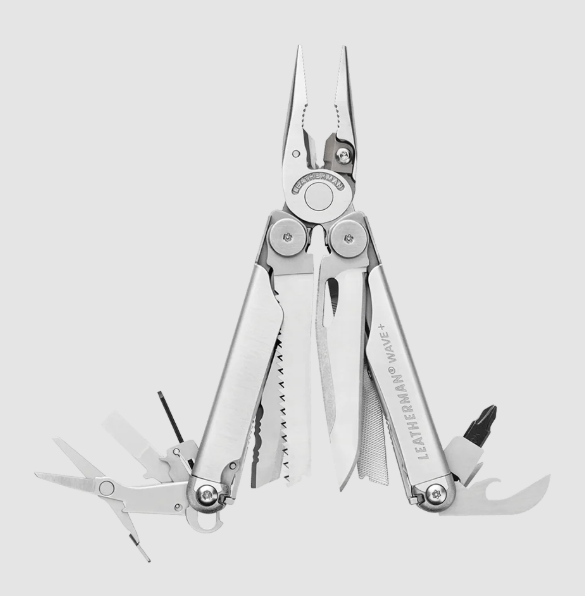 YL832524 Leatherman Wave Plus Multi-Tool 420HC w/Nylon Button Sheath