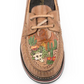 09-021-0943-3138  Roper Womens Bertha Tan Leather Tooled Cactus Slip-On Shoes