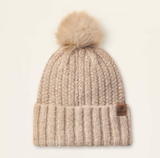 10064024 Ariat Women's Chilton Beanie Natural