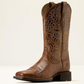 10074322 Ariat Women's Round Up Remuda Wide Square Toe Western Boot C Width