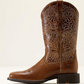 10074322 Ariat Women's Round Up Remuda Wide Square Toe Western Boot C Width
