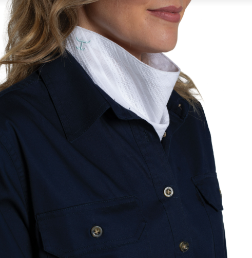 SCF2604 Just Country Carlee Double Sided Scarf White Lace