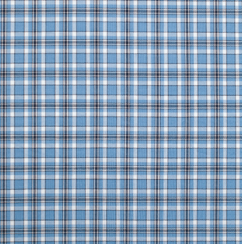 BWLS2601 Just Country Boy's Brayden Half Button Workshirt Marine Blue/Navy & White Plaid