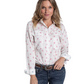 WWLS2620 Just Country Women's Abbey Full Button Workshirt Blush Spots/White & Tourmaline Spots