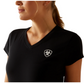 10062826 Ariat Women's BV Logo Tee Black