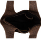 S-7484 Pecos Wind Weave Pattern Leather & Hairon Bag