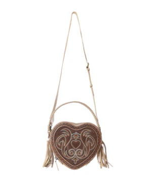 S-14420 Romance Hand Tooled Leather Bag