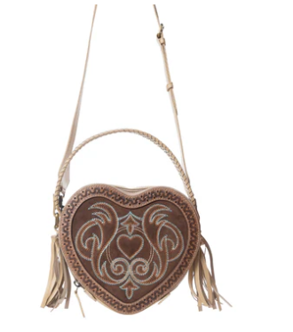 S-14420 Romance Hand Tooled Leather Bag