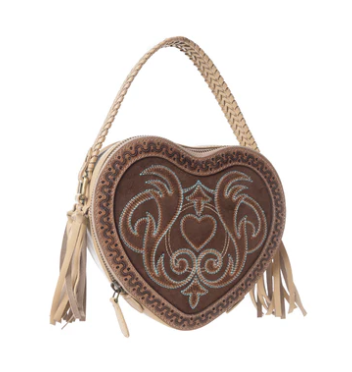 S-14420 Romance Hand Tooled Leather Bag