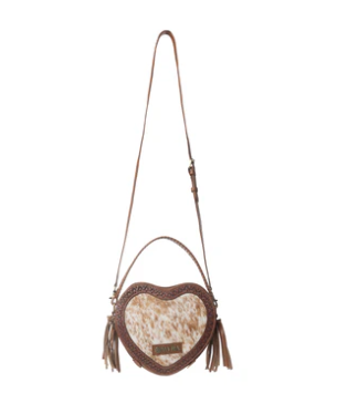 S-14420 Romance Hand Tooled Leather Bag