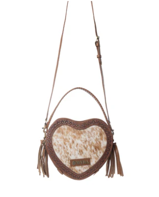 S-14420 Romance Hand Tooled Leather Bag
