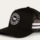 722038RW-BLK/WHT Ringers Western McCoy Trucker Cap Black & White