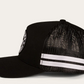 722038RW-BLK/WHT Ringers Western McCoy Trucker Cap Black & White