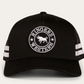 722038RW-BLK/WHT Ringers Western McCoy Trucker Cap Black & White