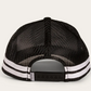 722038RW-BLK/WHT Ringers Western McCoy Trucker Cap Black & White