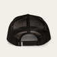 171120006-BLK/BLK Ringers Western Signature Bull Trucker Cap Black/Black
