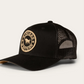 420257RW-BLK/GLD Ringers Western Kid's Signature Bull Trucker Cap Black & Gold