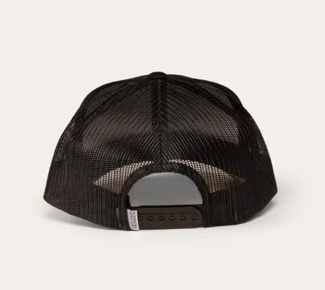 420257RW-BLK/GLD Ringers Western Kid's Signature Bull Trucker Cap Black & Gold