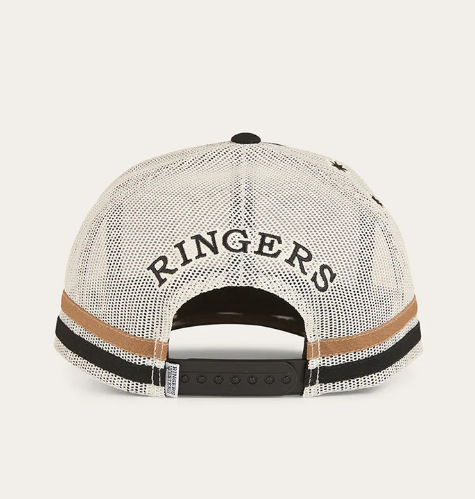 424030RW-BLK Ringers Western Country Club Deep Fit Trucker Cap Black