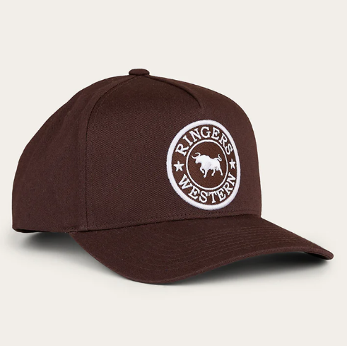 425054RW-CH Ringers Western Grover Tech Baseball Cap Chocolate