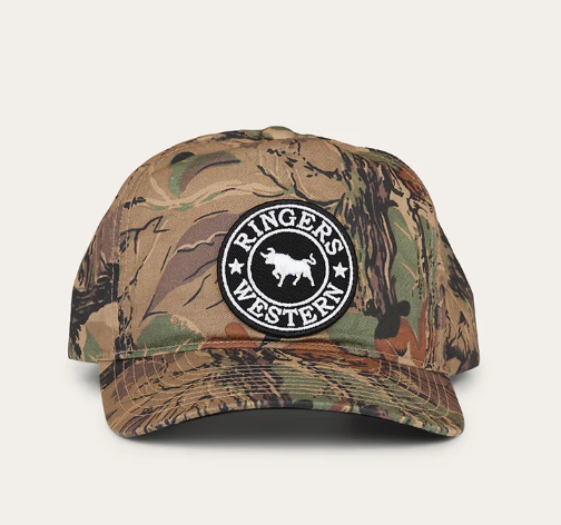 725011RW-CMO Ringers Western Signature Bull Blackwater Baseball Cap Camo