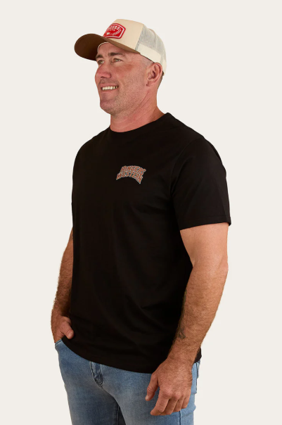 124067RW-BLK Ringers Western Men's "Do No Harm Take No Bull" T-Shirt