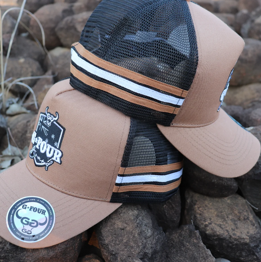 GF36652  GFOUR Tablelands - Coffee Trucker Cap
