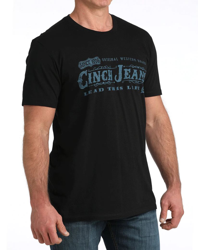 MTT1690713 Cinch Men's Tee Black