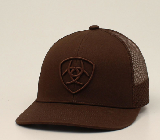 A300053001 Ariat Men's Mesh Snap Back Black