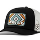A300091001 Ariat Women's Embroidered Patch Mesh Snap Back Black